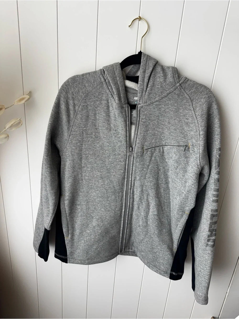 Caterpillar Men's ViralOff Hoodie Medium Full Zip Hooded Jacket Nurse CNA Doc